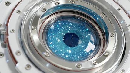 Futuristic AI Eye  Digital Security  Cyber Protection  Data Privacy  Technology Concept