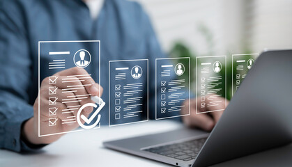 Resume Checklist and Job Candidate Interface