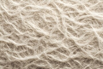 Obraz premium Wool Texture: A close-up shot revealing the intricate texture of wool, with its delicate fibers and soft, natural hues, creating a comforting and tactile aesthetic. 