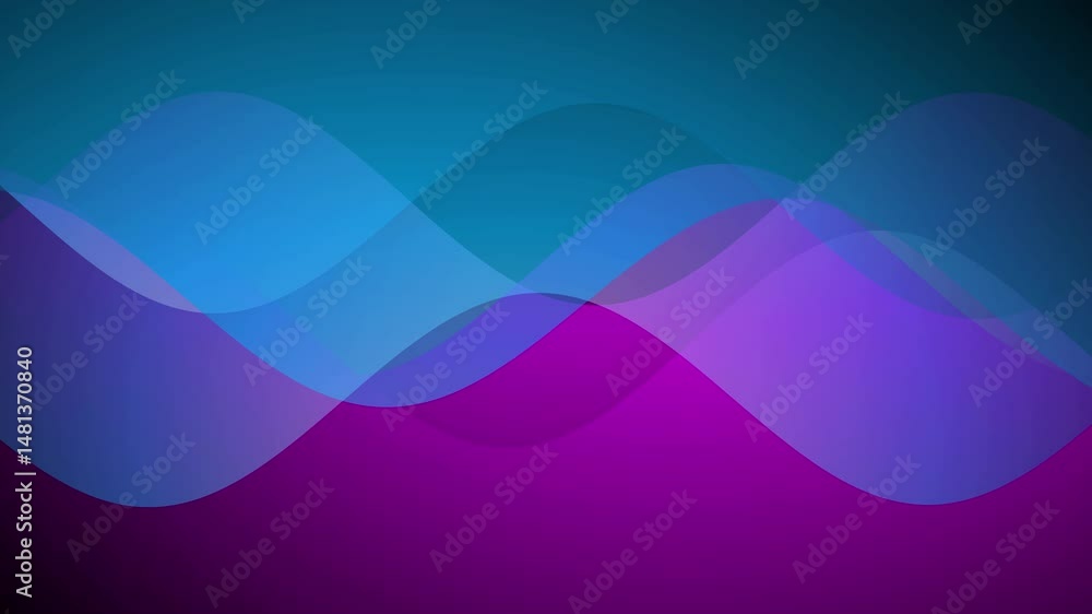 Poster abstract colorful gradient waves flowing smoothly with dynamic transitions and vibrant color palette