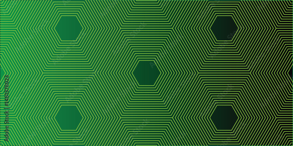 Poster modern green black abstract background with diagonal rounded lines. geometric stripe line art design