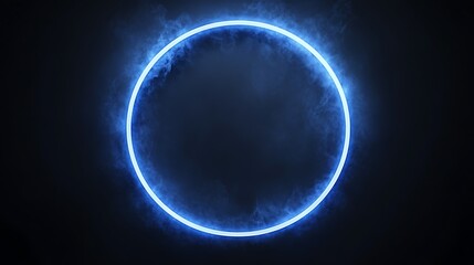 Neon ring, dark background (1)