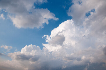Sunny sky abstract background, beautiful cloudscape
