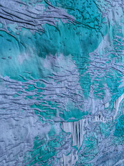 Painted piece of textile fragment texture background abstract artistic