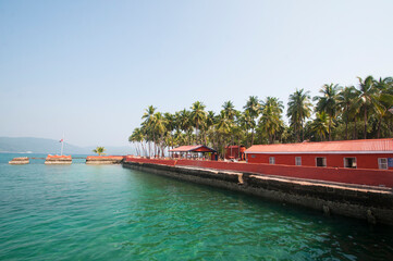 Ross Island, Port Blair, Andaman And Nicobar, India.