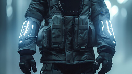 Futuristic Tactical Armor Suit
