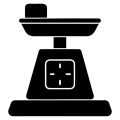 Pharmacy Digital Weighing Scale Silhouette Vector Illustration Transparent PNG