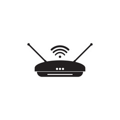 Fototapeta premium router logo and vector template