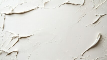 Creamy White Textured Background with Subtle Paint Strokes