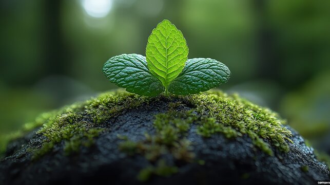 close up of a green plant