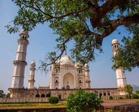 Bibi Ka Maqbara Tomb, also known as Mini Taj Mahal, Aurangabad, Maharashtra, India
