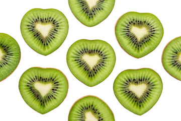 Fototapeta premium kiwi slices background