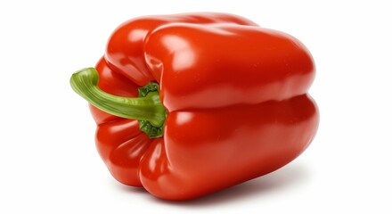 Fresh Red Bell Pepper Vibrant Produce Healthy Food Kitchen Ingredient