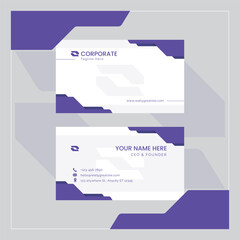 Minimalist Corporate Business Card Template