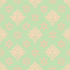 The daemas-free wallpapers blend with leaves, green background, light creamy leaves, refreshing mood and natural vector style.