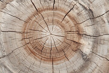 Fototapeta premium Wooden grain detail: A detailed, close-up shot reveals the intricate patterns of a weathered wood surface, showcasing the beauty of natural texture. 