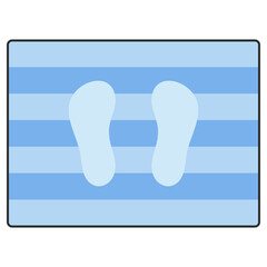 하늘색 발수건 아이콘