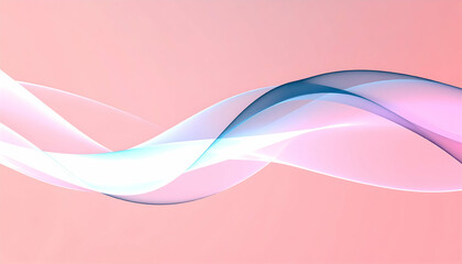 Abstract Digital Waveforms in Gradient Blue Purple and Pink Colors With Soft Light Dynamic Flow and a Modern Futuristic Style Perfect for Design and Backdrops