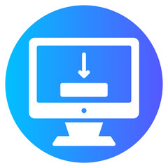 download gradient icon