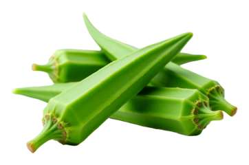 Fresh Green Okra – Organic Superfood Ideal for Vegan Cooking, Plant-Based Diets, Detox Meals, Natural Ingredients, and Clean Eating Concepts.