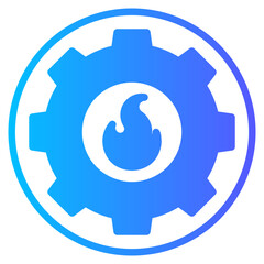 configuration gradient icon