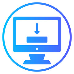 download gradient icon