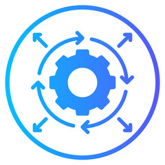 workflow gradient icon