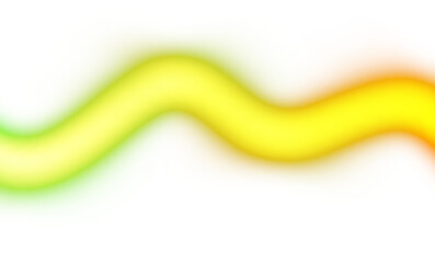 Abstract curved neon glowing lines on transparent background, light beams neon bright glowing effect overlay, color effect, color gradients shape, light leaks effect.