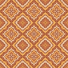 Seamless Ikat ethnic traditional Textile pattern geometric abstract folklore ornament Tribal ethnic illustration background design for print, clothing, scarf