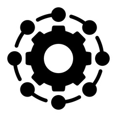 process glyph icon