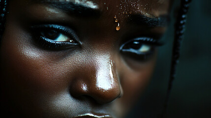 African-American blues singer