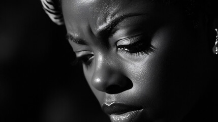 African-American blues singer