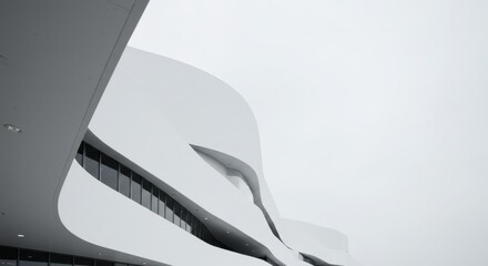 Modern architectural building exterior