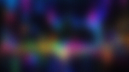 Blurred cosmic glow with textured depth. Abstract background with grain texture