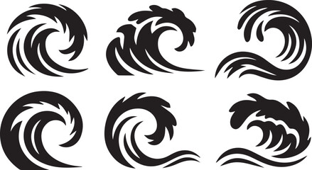 water splashes silhouette, water splash icon, water splash vector, water splash clipart, water splash outline,