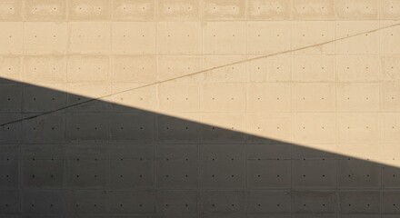 Abstract diagonal shadow beige surface