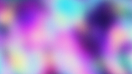 Ethereal gradient of violet pink and cyan. Abstract background with grain texture