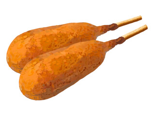 アメリカンドッグ（2本）調味料なし