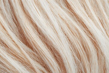 Naklejka premium Textured Golden Strands: A macro shot of sun-kissed, flowing, detailed strands. The dynamic interplay of light and shadow creates an captivating display of elegance and softness.