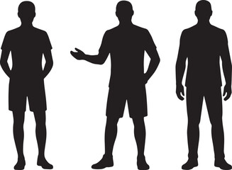 man silhouette, male silhouette, man icon, man vector, man clipart, man outline, man graphic, man shape
