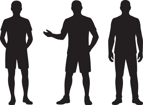 man silhouette, male silhouette, man icon, man vector, man clipart, man outline, man graphic, man shape