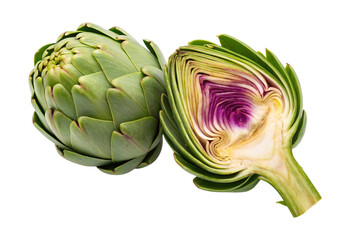 Fototapeta premium artichoke isolated on white