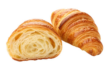 croissant isolated on white background