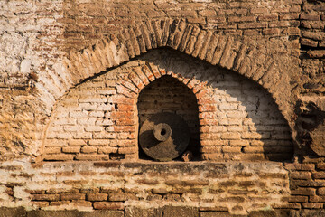 Old brick wall textured background