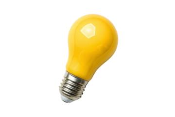 light bulb isolated on white