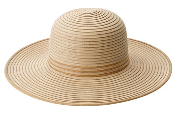 straw hat isolated on white