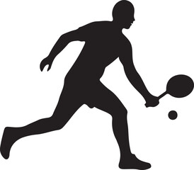 tennis player silhouette, tennis player vector, tennis player pose, tennis athlete silhouette, tennis racket silhouette,