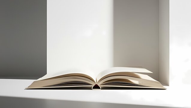 An old open book on a wooden tableAn old open book on a wooden table