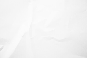 White Paper Texture background. Crumpled white paper abstract shape background with space paper for text