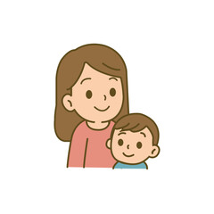 happy family with children